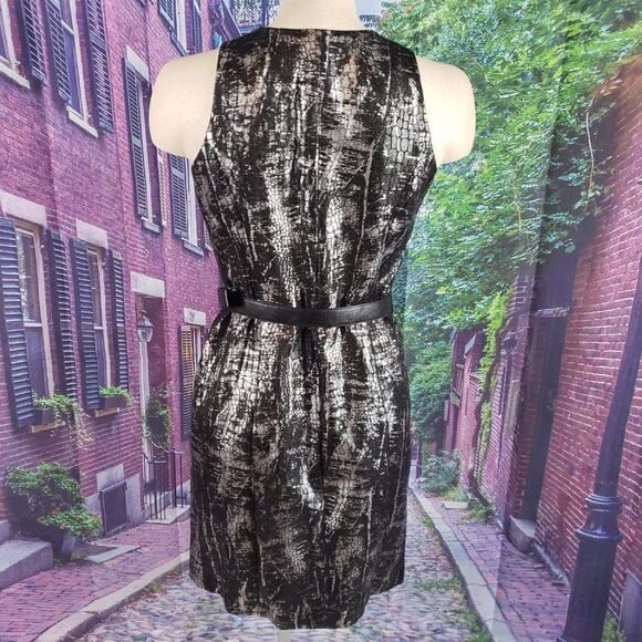 Michael Kors Black and Silver Dress, Size 2 - Picture 3 of 6